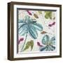 Flowers & Butterflies-Tandi Venter-Framed Giclee Print