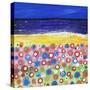 Flowers by the Beach-Caroline Duncan-Stretched Canvas