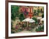 Flowers by the Cafe-Betty Lou-Framed Giclee Print