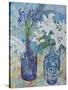 Flowers by the Sea Shore-Lorraine Platt-Stretched Canvas