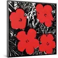 Flowers, c.1964 (Red)-Andy Warhol-Mounted Art Print