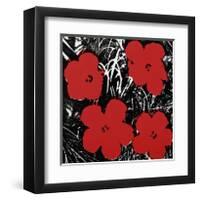 Flowers, c.1964 (Red)-Andy Warhol-Framed Giclee Print