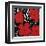 Flowers, c.1964 (Red)-Andy Warhol-Framed Giclee Print