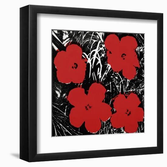 Flowers, c.1964 (Red)-Andy Warhol-Framed Giclee Print