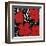 Flowers, c.1964 (Red)-Andy Warhol-Framed Giclee Print