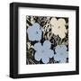 Flowers, c.1965 (Blue, Ivory)-Andy Warhol-Framed Art Print