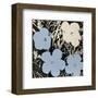 Flowers, c.1965 (Blue, Ivory)-Andy Warhol-Framed Art Print