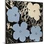 Flowers, c.1965 (Blue, Ivory)-Andy Warhol-Mounted Giclee Print