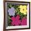 Flowers, c.1970 (1 Purple, c.1 Yellow, 2 Pink)-Andy Warhol-Framed Giclee Print