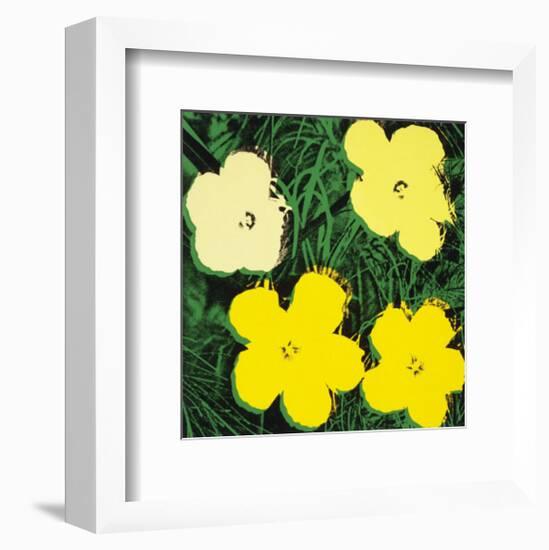 Flowers, c.1970 (Yellow)-Andy Warhol-Framed Art Print