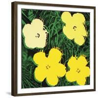 Flowers, c.1970 (Yellow)-Andy Warhol-Framed Giclee Print