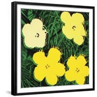 Flowers, c.1970 (Yellow)-Andy Warhol-Framed Giclee Print