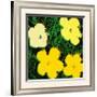 Flowers, c.1970 (Yellow)-Andy Warhol-Framed Art Print