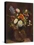 'Flowers', c19th century-Henri Fantin-Latour-Stretched Canvas