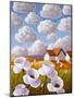 Flowers & Clouds-Cathy Horvath-Buchanan-Mounted Giclee Print