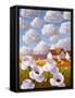 Flowers & Clouds-Cathy Horvath-Buchanan-Framed Stretched Canvas