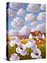 Flowers & Clouds-Cathy Horvath-Buchanan-Stretched Canvas