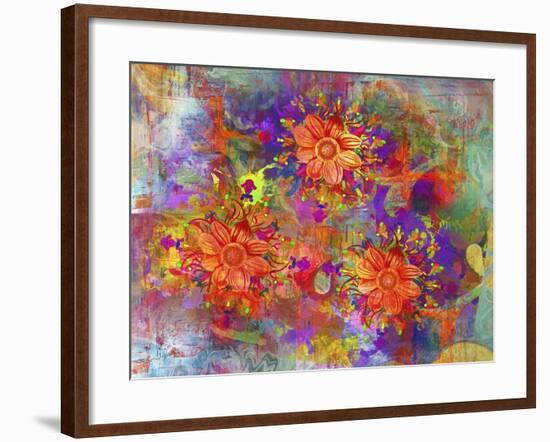 Flowers Design A-Ata Alishahi-Framed Giclee Print