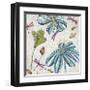 Flowers & Dragonflies-Tandi Venter-Framed Giclee Print