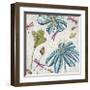 Flowers & Dragonflies-Tandi Venter-Framed Giclee Print