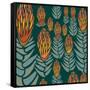 Flowers, Flower Of The Andes Color-Belen Mena-Framed Stretched Canvas