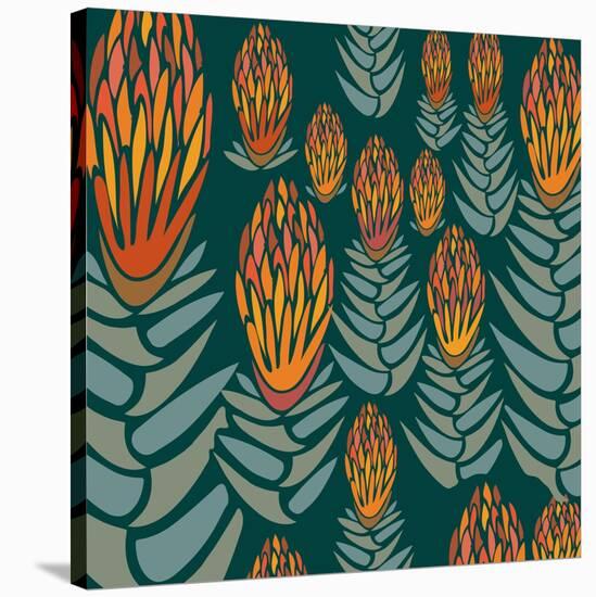 Flowers, Flower Of The Andes Color-Belen Mena-Stretched Canvas