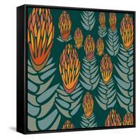 Flowers, Flower Of The Andes Color-Belen Mena-Framed Stretched Canvas