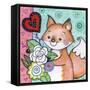 Flowers For Fox-Valarie Wade-Framed Stretched Canvas