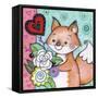 Flowers For Fox-Valarie Wade-Framed Stretched Canvas