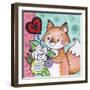 Flowers For Fox-Valarie Wade-Framed Giclee Print