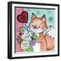 Flowers For Fox-Valarie Wade-Framed Giclee Print