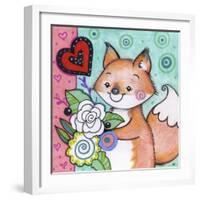 Flowers For Fox-Valarie Wade-Framed Giclee Print