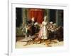 Flowers for her Ladyship-Cesare Auguste Detti-Framed Giclee Print