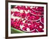 Flowers for offering at a Hindu temple, New Delhi, India, Asia-Matthew Williams-Ellis-Framed Photographic Print