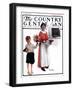 "Flowers for Pie," Country Gentleman Cover, June 6, 1925-Angus MacDonall-Framed Giclee Print