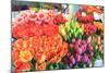Flowers for sale at Pike Place Market in late spring, Seattle, Washington State, USA-Stuart Westmorland-Mounted Photographic Print