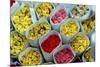 Flowers for Sale, Delhi, India, Asia-Balan Madhavan-Mounted Photographic Print