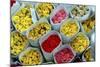 Flowers for Sale, Delhi, India, Asia-Balan Madhavan-Mounted Premium Photographic Print