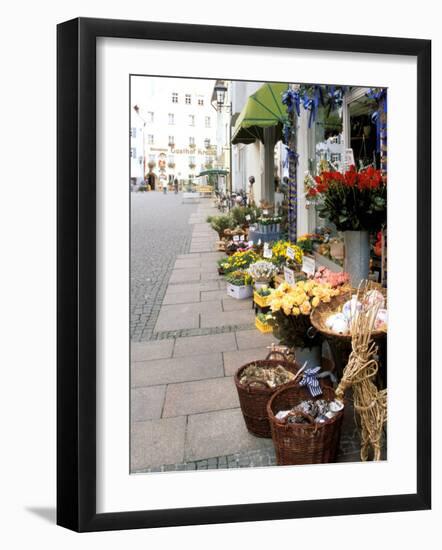 Flowers For Sale, Munich, Germany-Adam Jones-Framed Photographic Print