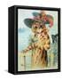 Flowers for the Duchess-Louis Wain-Framed Stretched Canvas