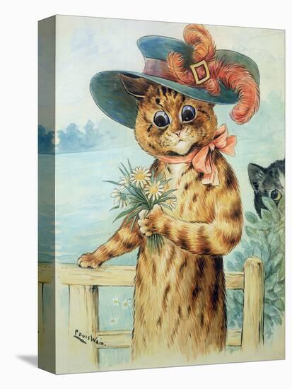 Flowers for the Duchess-Louis Wain-Stretched Canvas