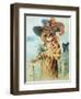 Flowers for the Duchess-Louis Wain-Framed Giclee Print