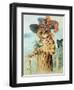 Flowers for the Duchess-Louis Wain-Framed Giclee Print