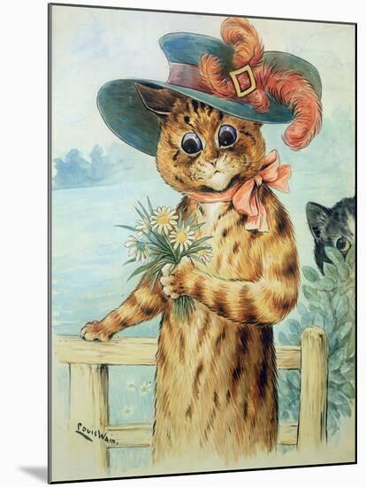 Flowers for the Duchess-Louis Wain-Mounted Giclee Print