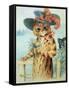 Flowers for the Duchess-Louis Wain-Framed Stretched Canvas