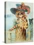 Flowers for the Duchess-Louis Wain-Stretched Canvas
