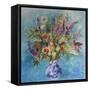 Flowers from an Edinburgh Garden-Ann Oram-Framed Stretched Canvas