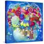 Flowers From Israel-Oxana Zaika-Stretched Canvas