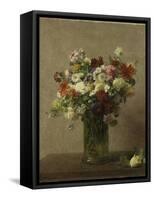 Flowers from Normandy-Henri Fantin-Latour-Framed Stretched Canvas