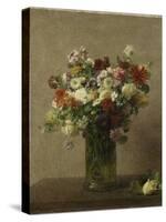 Flowers from Normandy-Henri Fantin-Latour-Stretched Canvas